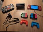 Nintendo Switch - Complete Set!, Ophalen of Verzenden, Zo goed als nieuw, Met 3 controllers of meer, Switch Original