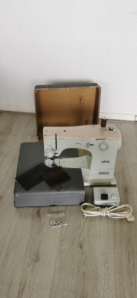 Naaimachine elna special Krachtig voor alle stoffen, Hobby en Vrije tijd, Naaimachines en Toebehoren, Zo goed als nieuw, Naaimachine