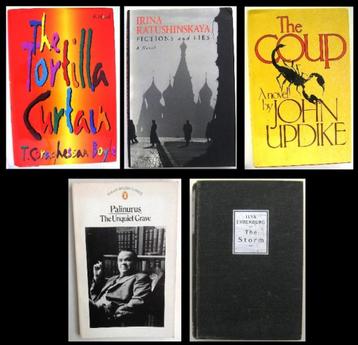 [Literatuur] 5 BOEKEN Updike Boyle Ratushinskaya Ehrenburg beschikbaar voor biedingen