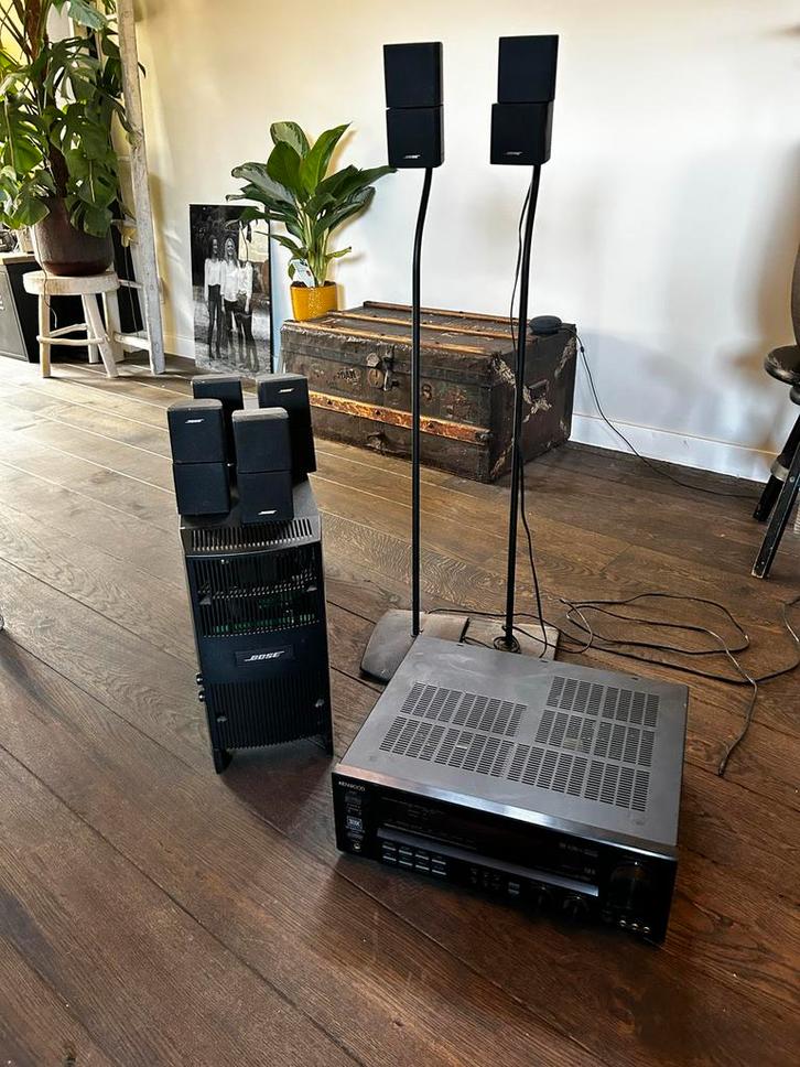 Bose Acoustimass 15 + Kenwood versterker, Audio, Tv en Foto, Home Cinema-sets, Gebruikt, 7.1-systeem, Overige merken, Ophalen of Verzenden
