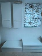 Witte wandmeubel tv-meubel, Huis en Inrichting, Kasten | Wandmeubels, 150 tot 200 cm, 25 tot 50 cm, Kunststof, 150 tot 200 cm