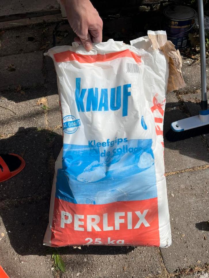 Knauf kleefgips, Doe-het-zelf en Verbouw, Overige Doe-het-zelf en Verbouw, Zo goed als nieuw, Ophalen of Verzenden