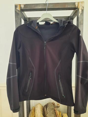 softshell zwarte jas icepeak beschikbaar voor biedingen