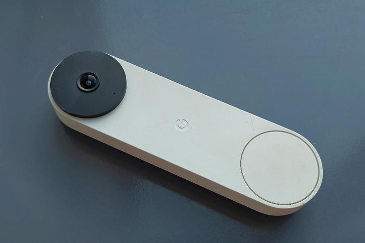 GOOGLE NEST DEURBEL zonder montagehouder, Huis en Inrichting, Deurbellen, Zo goed als nieuw, Draadloos, Ingebouwde camera, Compatibel met smartphone