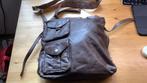DKNY bruin leren schoudertas, Ophalen of Verzenden, Gebruikt, Bruin, Schoudertasje