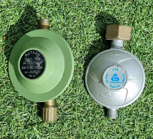 Gasdrukregelaar gasklep drukregelaar 30 mbar 50 mbar, Caravans en Kamperen, Caravan accessoires, Gebruikt, Ophalen of Verzenden
