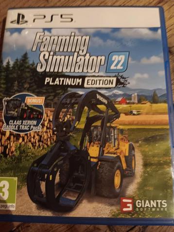 Farming simulator 22 platinum editie playstation 5 beschikbaar voor biedingen