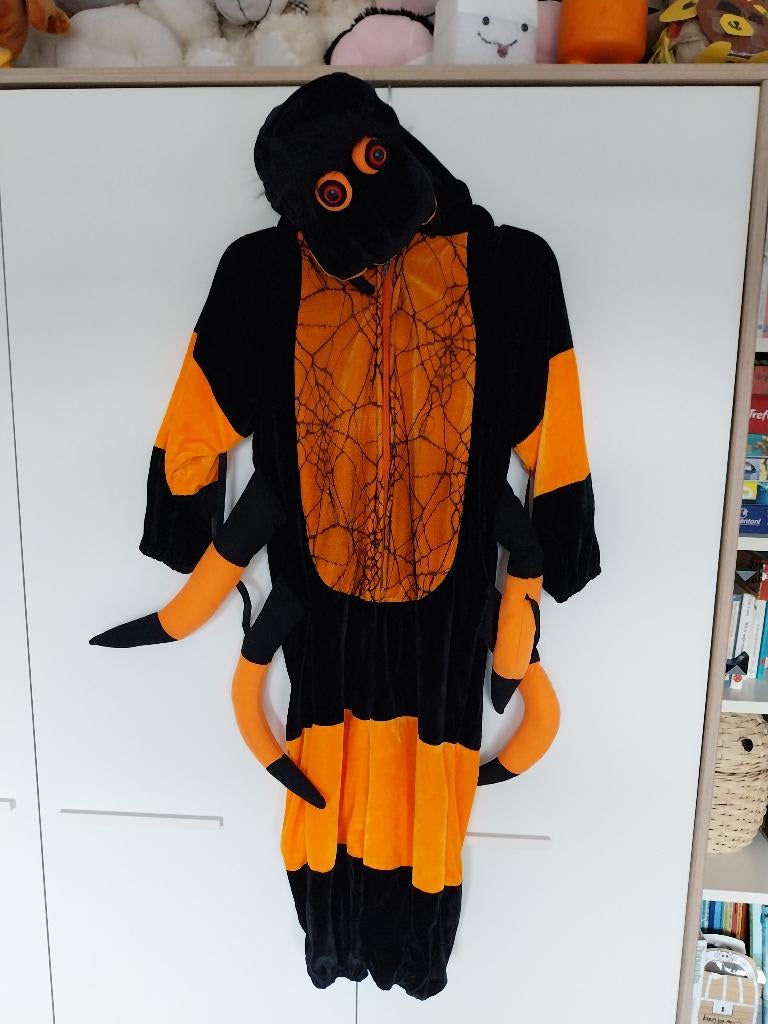 Spin onesie maat 116 - carnavalpak, Ophalen, Zo goed als nieuw, Jongen of Meisje