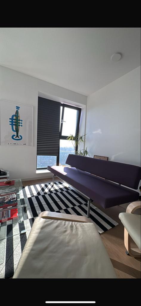 Martin Visser slaapbank model 540 - opnieuw bekleed, Huis en Inrichting, Banken | Sofa's en Chaises Longues, Gebruikt, Tweepersoons