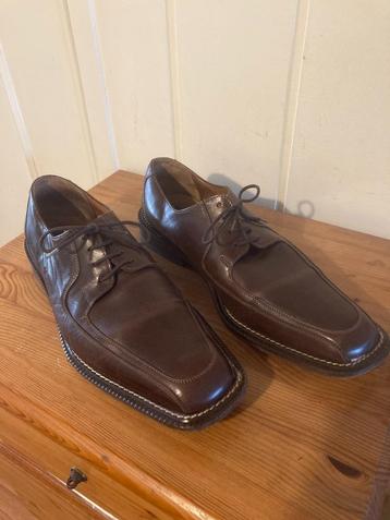 Dure bruine leren schoenen van Calzado Evolucion, maat 45 beschikbaar voor biedingen