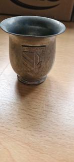 Vintage Tinnen Beker Ameland Wapen, Ophalen of Verzenden