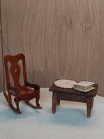 Leuk lees hoekje poppenhuis, Ophalen of Verzenden, Gebruikt, Poppenhuis