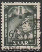 Saar 1949 277 Steenkoolindustrie 6f, Gest, Ophalen of Verzenden, Overige periodes, Gestempeld