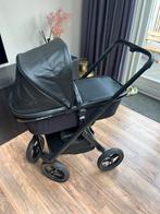 Dubatti ONE zwart leer kinderwagen, Kinderen en Baby's, Kinderwagens en Combinaties, Ophalen, Zo goed als nieuw, Overige merken