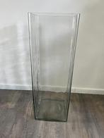 Grote glazen vaas (Oude Accubak), Glas, Gebruikt, 50 tot 75 cm, Ophalen