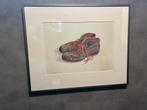 Jopie Huisman schoenen van Abe, Antiek en Kunst, Kunst | Schilderijen | Klassiek, Ophalen of Verzenden