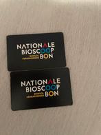 Bioscoop cadeaukaart 45€ waard, Tickets en Kaartjes, Twee personen, Vrijkaartje alle films