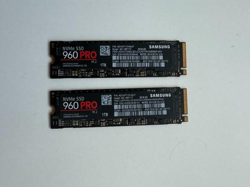 2x Samsung M.2 NVMe SSD 960 PRO - 1TB, Computers en Software, Harde schijven, Zo goed als nieuw, Server, Intern, SSD, NAS, Ophalen of Verzenden