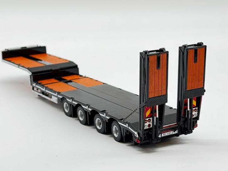 WSI BROSHUIS NOOTEBOOM dieplader + kleppen, Hobby en Vrije tijd, Modelauto's | 1:50, Nieuw, Bus of Vrachtwagen, Wsi, Ophalen of Verzenden