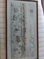 Amsterdam 1650 - Ingelijste Prent, Antiek en Kunst, Ophalen of Verzenden