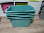 5 groene trofast bakken, Doe-het-zelf en Verbouw, Kratten en Dozen, Ophalen, Gebruikt, Minder dan 35 cm, Minder dan 50 cm
