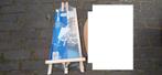 doosje 12 tubes acryl verf - houten tafel ezel schilderen, Nieuw, Acrylverf, Ophalen