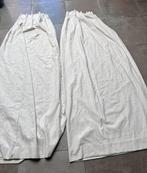 LICHT GRIJS ZWARE KWALITEIT TWEED VERDUISTERENDE GORDIJNEN, 200 cm of meer, Ophalen of Verzenden, Zo goed als nieuw, 200 cm of meer