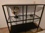 Ikea Vittsjö Stellingkasten - Zwartbruin/Glas, Ophalen, Gebruikt