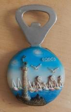 Al1011 koelkastmagneet / flessenopener rodos   -, Verzamelen, Overige Verzamelen, Ophalen of Verzenden, Gebruikt