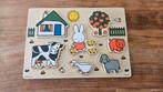 Nijntje houten puzzel, Kinderen en Baby's, Speelgoed | Kinderpuzzels, Ophalen, Minder dan 10 stukjes, Zo goed als nieuw, 6 maanden tot 2 jaar