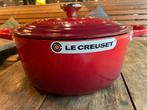 Braadpan Le Creuset Signature Rond Kersenrood 28 cm, Ophalen, Nieuw, Gietijzer, Kookpan of Snelkookpan