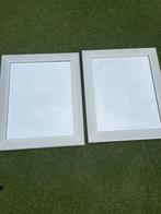 2 Spiegels 50x60 met zilveren rand, Ophalen of Verzenden, Gebruikt