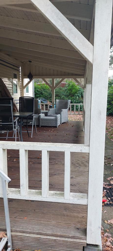 Stacaravan op RCN de Flaasbloem, Chaam, Tuin en Terras, Tuinhuizen, Gebruikt, Overige typen, Overige materialen, 500 cm of meer