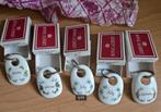 5 x porseleinen sleutelhanger Royal Albert - maanden, Verzenden, Nieuw, Porselein, Overige typen