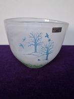 Kjell Engman schaal - oktober serie- kosta boda -Zweden, Antiek en Kunst, Ophalen of Verzenden