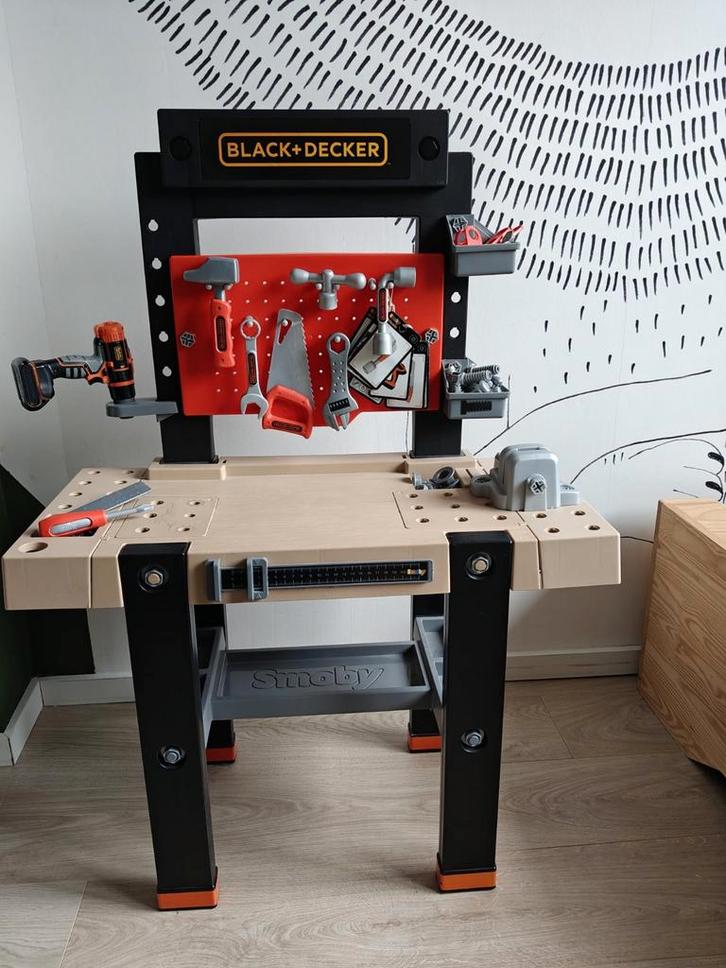 Smoby Black & Decker Werkbank, Kinderen en Baby's, Speelgoed | Overig, Ophalen