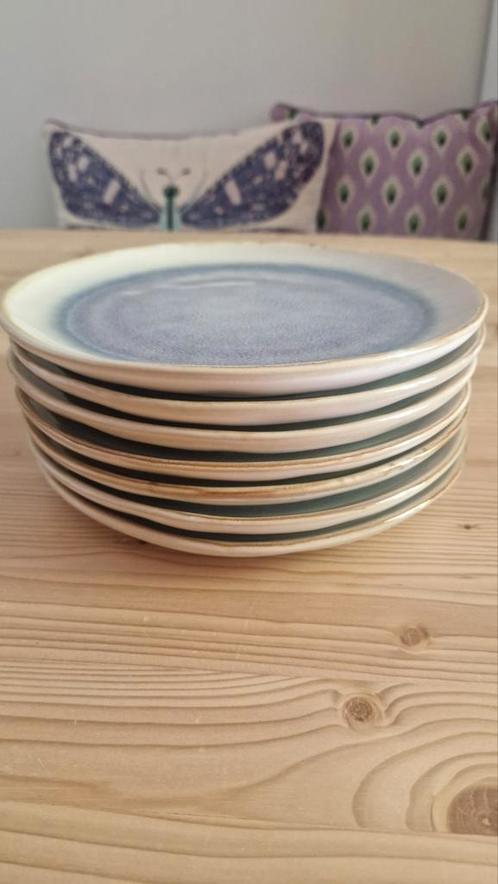 Lila ontbijtborden/gebaksborden in hkliving stijl, Huis en Inrichting, Keuken | Servies, Zo goed als nieuw, Bord(en), Overige stijlen