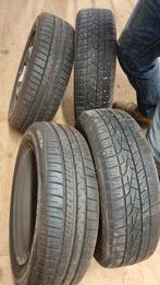 4 x zomerbanden op stalen velgen als nieuw., Auto-onderdelen, Banden en Velgen, Ophalen, Gebruikt, 175 mm, Banden en Velgen