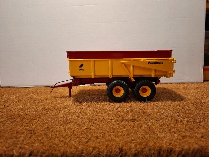 Retro Veenhuis en Miedema kiepers., Hobby en Vrije tijd, Modelauto's | 1:32, Nieuw, Tractor of Landbouw, Overige merken, Ophalen of Verzenden