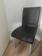 Twee zwarte stoelen, Huis en Inrichting, Stoelen, Ophalen, Zo goed als nieuw, Zwart, Twee