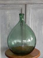 Prachtige grote groene gistfles, Ophalen, Gebruikt, Glas, Minder dan 50 cm
