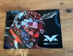 Max Verstappen kaart met foto en handtekening, Ophalen of Verzenden, 1980 tot heden, Nieuw, Overige onderwerpen