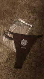 Super leuke string met opdruk Maat m Kleur donkerbruin Nieuw, Ophalen of Verzenden, Bruin, String
