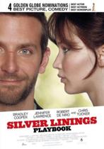 Grote originele filmposter Silver Linings Playbook 2013, Zo goed als nieuw, Canvas of Doek, Rechthoekig Staand, Film en Tv