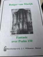 Rutger van Mazijk - Fantasie over Psalm 150, Muziek en Instrumenten, Bladmuziek, Orgel, Gebruikt, Klassiek, Ophalen of Verzenden