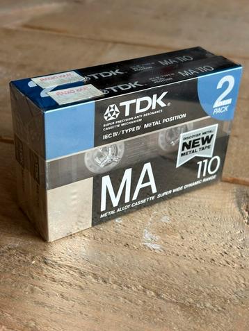 Zeldzame TDK MA 110 cassettebandjes beschikbaar voor biedingen