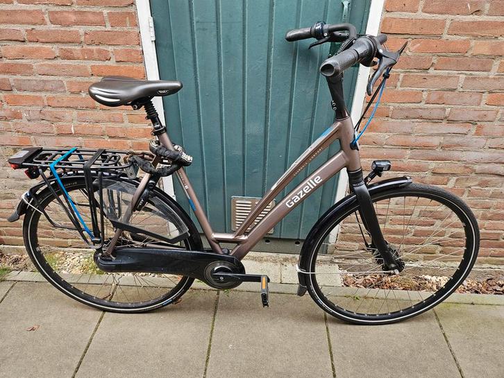 Gazelle Chamonix C7 dames stadsfiets, Fietsen en Brommers, Fietsen | Dames | Damesfietsen, Gebruikt, Gazelle, Versnellingen, 56 cm of meer