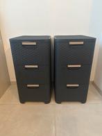 2 Curver ladekastjes - Hoogland, Ophalen, Gebruikt, Minder dan 100 cm, Met lade(s)