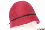 Vintage Dames cloche dophoed VEB oudroze haarvilt 54 = XS, Kleding | Dames, Hoeden en Petten, Gedragen, 55 cm (S, 6⅞ inch) of minder