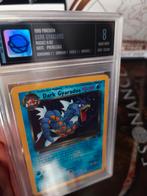 Dark Gyarados PSA UGS 8 slab Prerelease, Ophalen of Verzenden, Zo goed als nieuw, Losse kaart